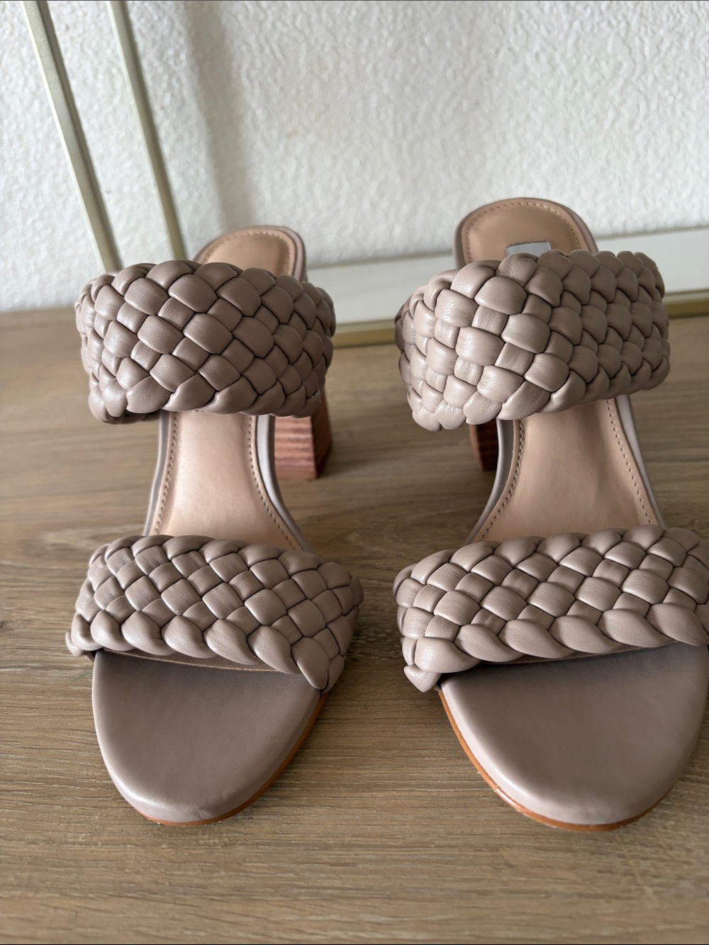 Steve Madden Braided Slide Sandals - Taupe - Picture 2 of 10